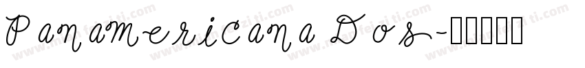 Panamericana Dos字体转换